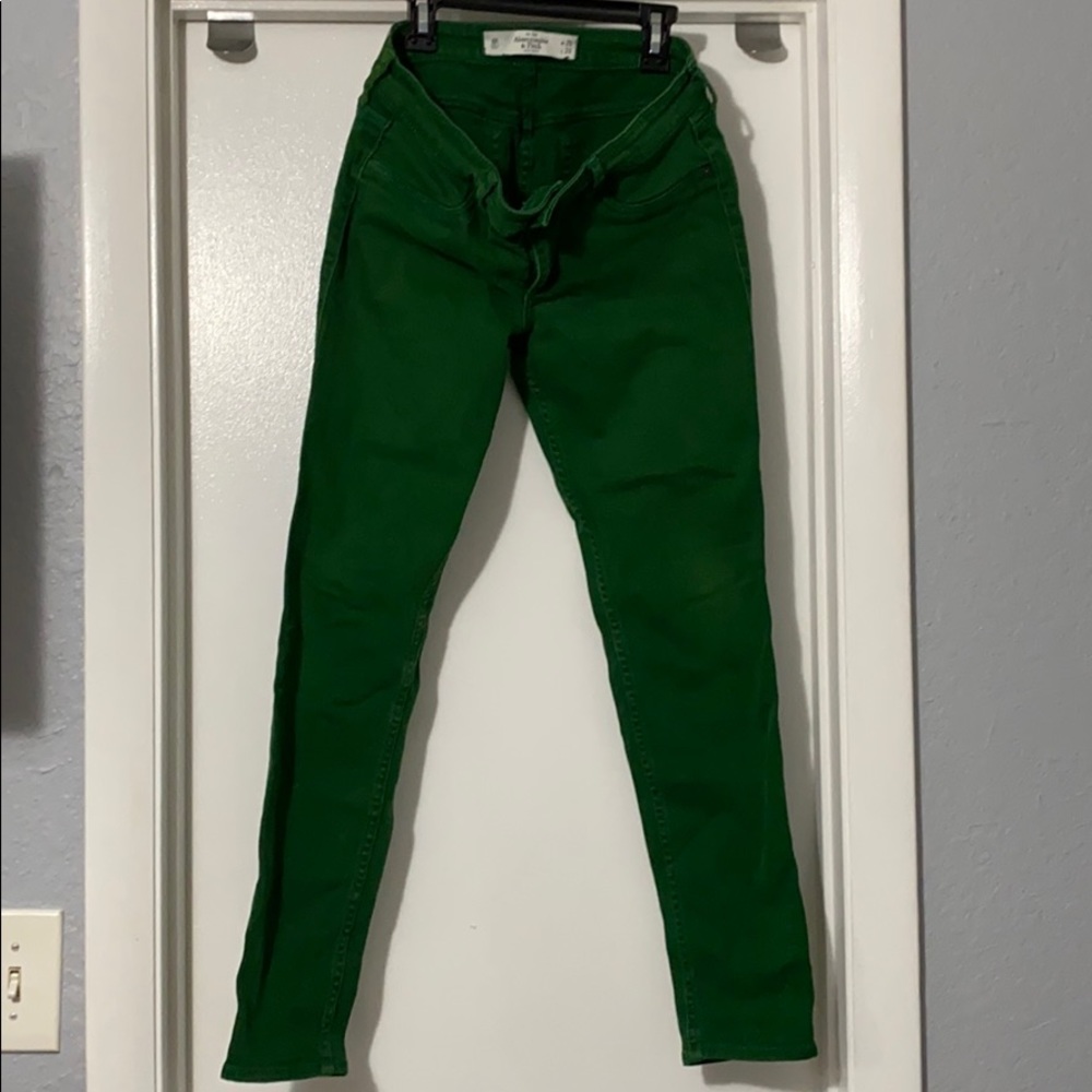 Green Abercrombie pants